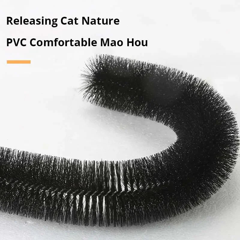 1Pc Cat Toy Arch Self Groome Pamper Feline with a Massage Grooming Rubbing with Scratching Pad Toy for Cats Interactive Toys